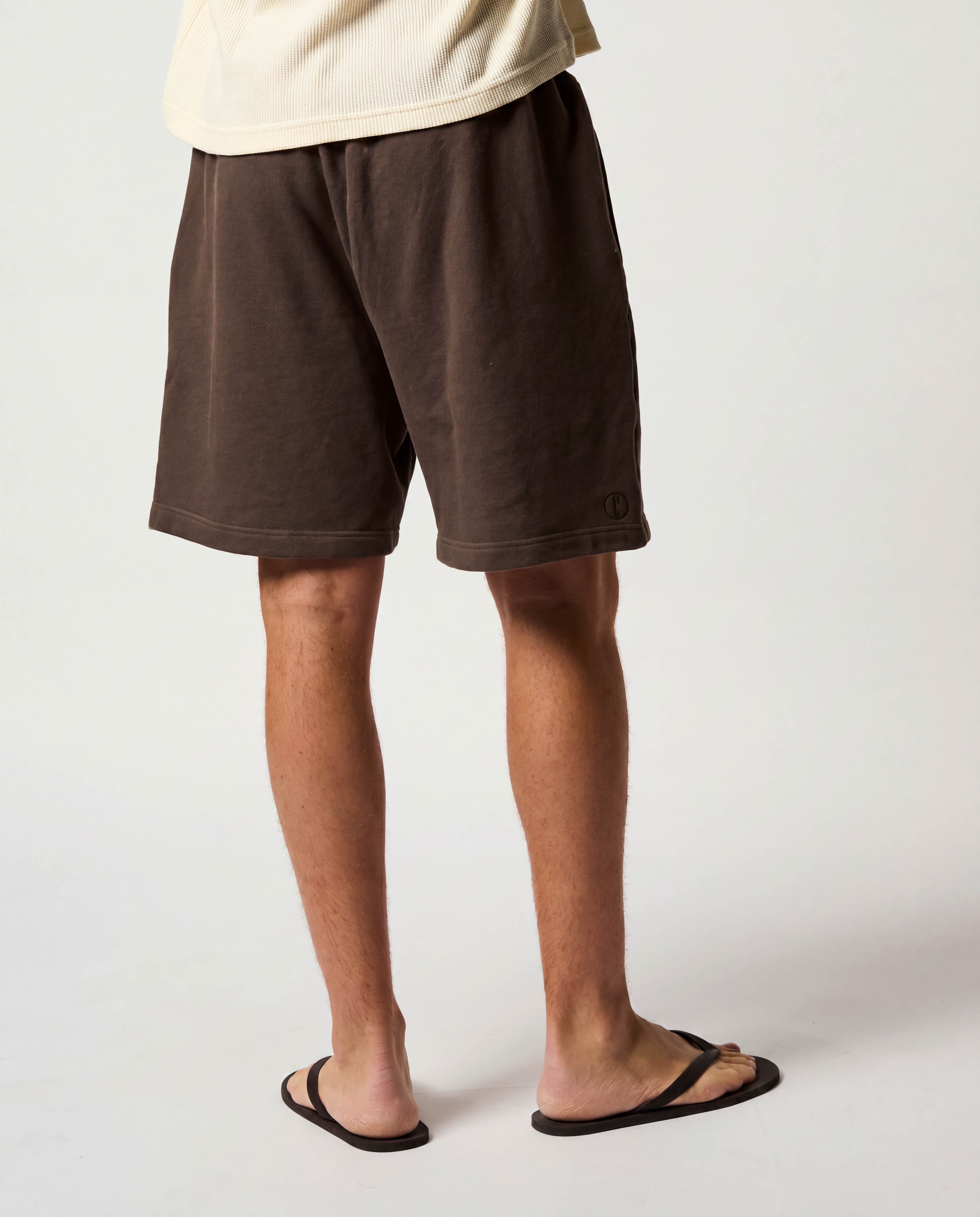 Coszus Relaxed Terry Brown Shorts
